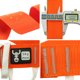 thumbnail image 2 of Cinturón de seguridad para el pecho Arnés de escalada ajustable Camping Decive ascendente Naranja, 2 of 7