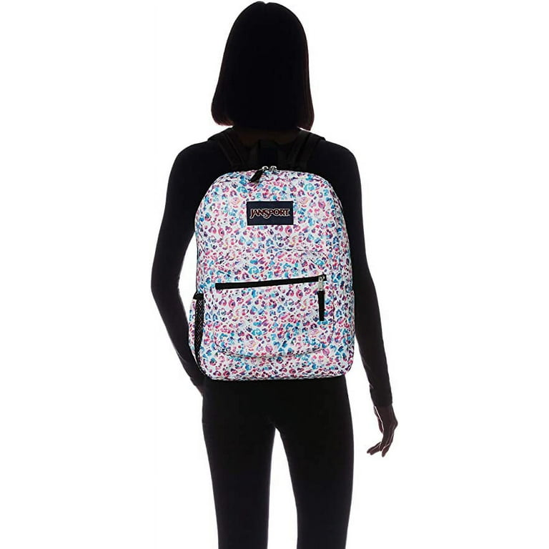 JanSport Unisex Cross Town Backpack School Bag Multi-Color JanSport Unisex Cross Town Backpack School Bag Multi-Color