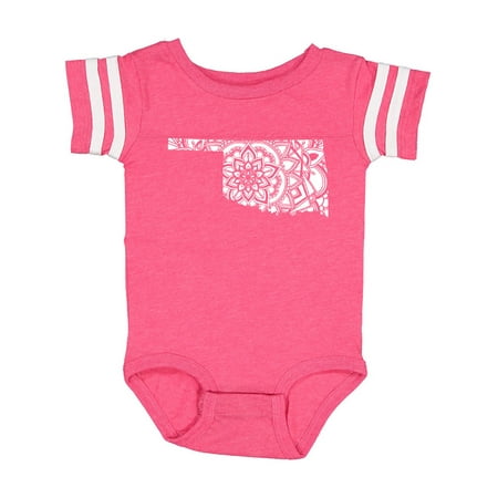 

Inktastic Oklahoma Silhouette Mandala Gift Baby Boy or Baby Girl Bodysuit