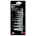 thumbnail image 7 of Powerbuilt 8 Piece 3/8 Inch Drive SAE Ball End Hex Bit Set - 642402, 7 of 7