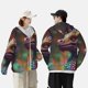 thumbnail image 4 of Fotbe Rainbow Scales Fantasy Dragon Chaqueta con Protección Solar UPF 50+ para Hombre y Mujer, Camisa con Capucha y Bolsillos-3X-Large, 4 of 7