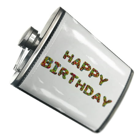 

NEONBLOND Flask Happy Birthday Colorful Candy