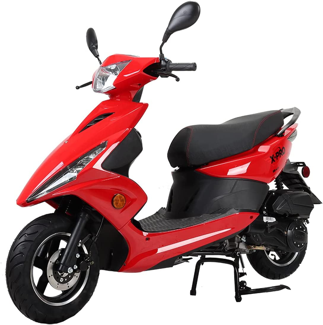 XPRO 150cc Adult Moped Street Gas Moped with 10" Aluminum Wheels! Assembled in Crate!