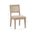 thumbnail image 2 of CoSoTower Armless Dining Chair Set of 2, 2 of 9