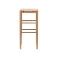 thumbnail image 5 of Riverbay Furniture 29.15" Traditional Wood Backless Bar Stool in Natural, 5 of 14