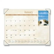 Angle View: At-A-Glance Visual Organizer Puppies Monthly Desk Pad DMD16632
