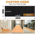 thumbnail image 3 of KOLOKO Front Door Mat Indoor Outdoor Entrance Commercial Welcome Floor Doormat Heavy Duty Dirt Trapper Entryway Rubber Fade Resistant Patio Porch Mats 2'x45', Black, 3 of 7