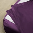 thumbnail image 2 of DNG Creations Zipper Fitted Sheet - Includes ( 1 Elastic Fitted Sheet And 1 Base Zipper On Sheet )100% Egyptian Cotton 8 Inch Deep Pocket ( Solid Plum - Queen ), 2 of 9