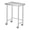 with wheels-16*24*35inch, variant on Stainless Steel Table, 18"x32"x35" Utility Work Tables, Commercial Kitchen Prep Table with Locking Casters and Open Base Single Tier, for Restaurant, Garage, Workshop, Silver