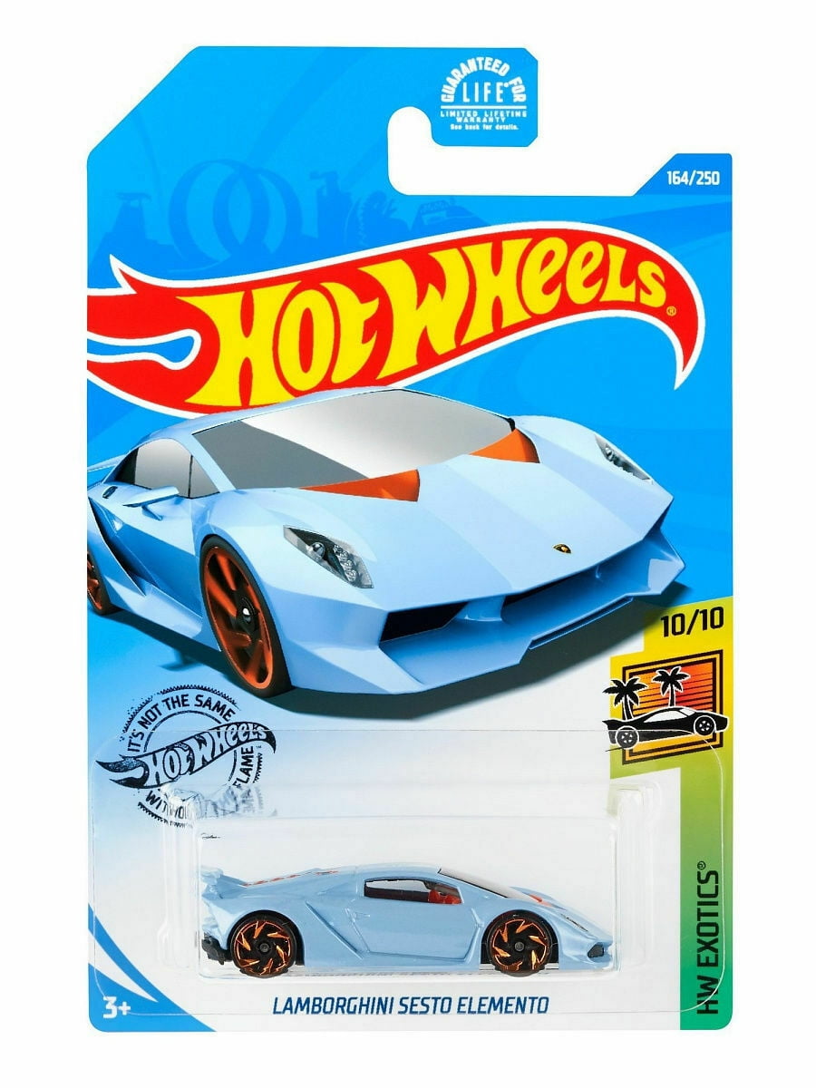 Hot Wheels Lamborghini Sesto Elemento Blue HW Exotics 164/250 