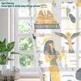 thumbnail image 4 of Ancient Egyptian Blackout Curtains 63 inch Length 2 Panels Window Decoration Curtains for Bedroom Living Room, 4 of 6