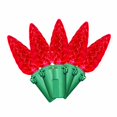 thumbnail image 1 of Holiday Time 70-Count Red Diamond-Cut LED C6 Christmas Lights, with Green Wire, 15.7', 1 of 4
