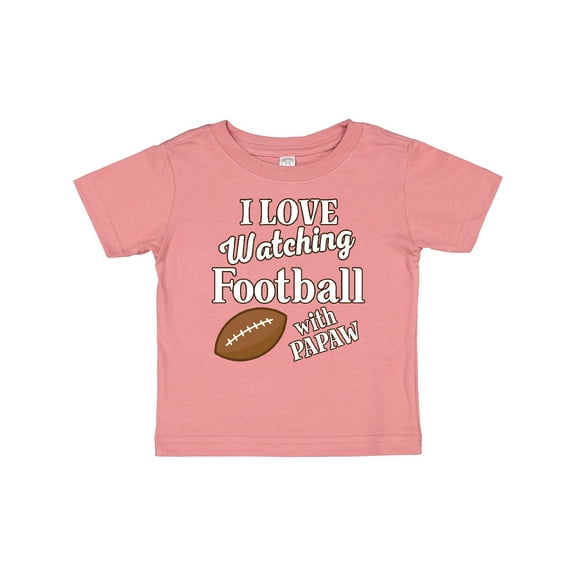 Inktastic Papaw Football Grandson Boys or Girls Baby T-Shirt