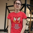 thumbnail image 3 of Tee Hunt Stressed Blessed and Christmas Obsessed T-Shirt Funny Reindeers Women's T-Shirt Tee, 3 of 5
