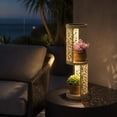 thumbnail image 5 of Cedar Hill Solar Pathway Lights 30lm Rechargeable LED Portable Double-Layer Planter Light Shelf With USB Charging Modes for Yard Path Landscape Lawn Walkway Driveway, 5 of 11