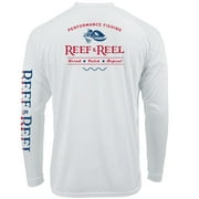 Reef & Reel Drink Catch Repeat Men's Performance Long Sleeve Fishing Shirt