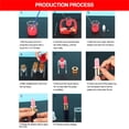 thumbnail image 4 of Lipstick DIY , Durable Lipstick Filling , Washable For Makeup Lovers Professional Makeup Artist Dress Up Beginner, 4 of 8
