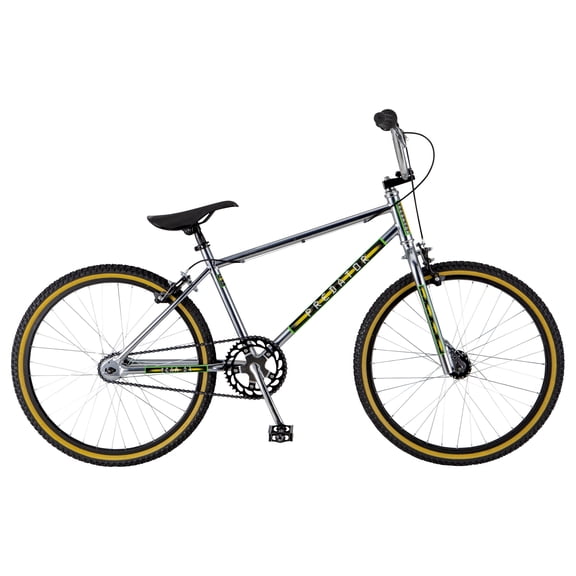 Schwinn Predator Team 24 BMX Bike, Classic 1983 Design, 24-Inch Wheels, Chrome