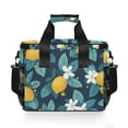 thumbnail image 7 of FORMRS Insulated Cooler Bag 24 Cans Capacity Soft Leakproof Lunch Box with Side Pockets, Lemon Leaves, 7 of 7