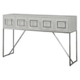 thumbnail image 5 of Allora Contemporary Console Table in Soft White Oak Vaneer, 5 of 8