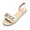Beige, variant on Women's Sandals Wide Width Open Toe Sandals Lightweight Breathable Casual Sandals Brown