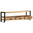 thumbnail image 3 of TV Cabinet Charmma TV Stand 59.1"x11.8"x17.7" Solid Mango Wood, 3 of 12