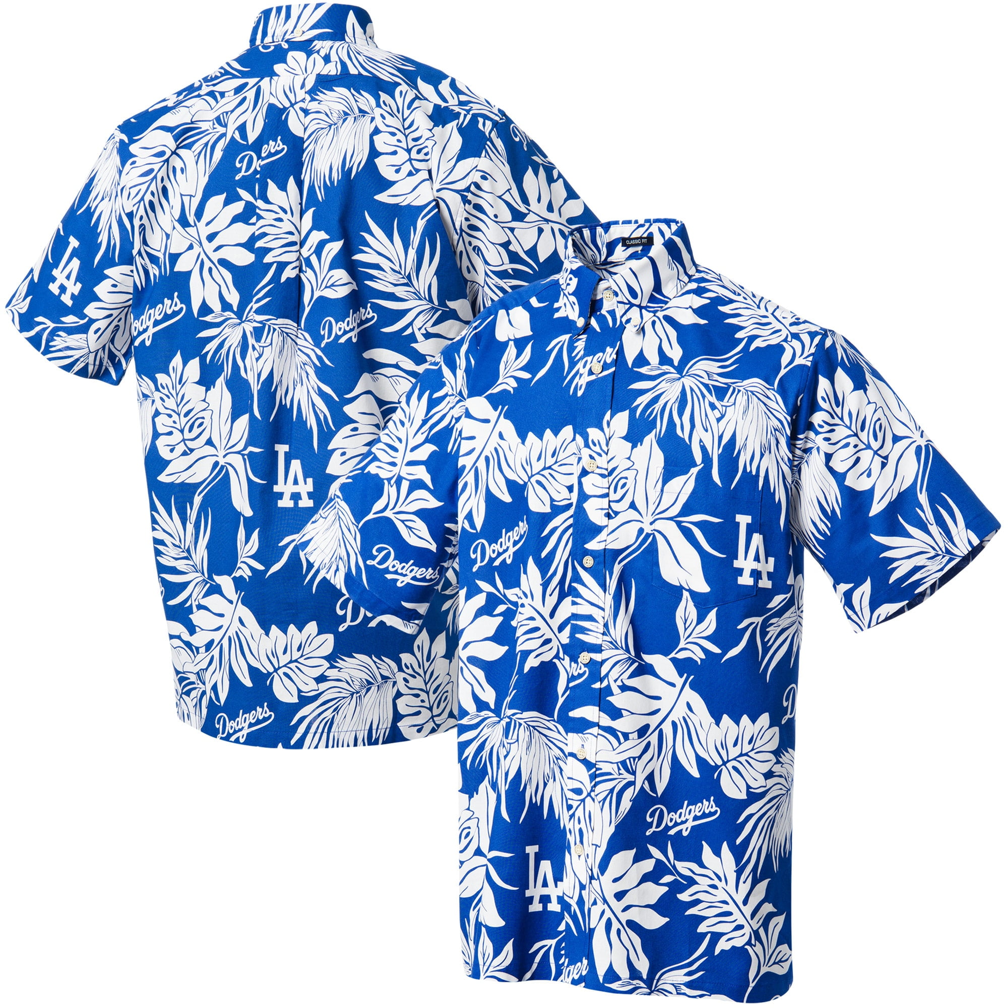 Los Angeles Dodgers Reyn Spooner Aloha Button-Down Shirt - Royal - Walmart.com