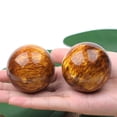thumbnail image 4 of Handball 1 Pair Finger Exercise Ball Natural Stress Relief Resin Flexible Baoding Balls for Home, 4 of 6