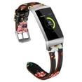 thumbnail image 3 of Reemplazo para Fitbit Charge 3 Pulsera de cuero Estilo hueco Muñequera ajustable Reemplazo de correa Inevent PJ7400-15, 3 of 5