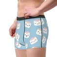 thumbnail image 2 of Pofeuu Cartoon Sushi Print Men’s Boxer Briefs, Moisture-Wicking Underwear, Regular,Trunk-Large, 2 of 5