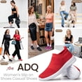 thumbnail image 6 of ADQ Women's Slip on Shoes Casual Shoes Lightweight Breathable Anti-Slip Sneakers, 6 of 12