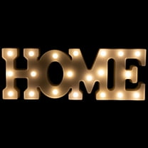 Northlight 20.5" Battery Operated LED Lighted "HOME" Marquee Sign - White