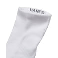 thumbnail image 2 of Hanes Moves Impact Zone Men's Ankle Socks Pack, 4-Pair , Cushioned X-Temp Moisture-Wicking Assorted 1 6-12, 2 of 4
