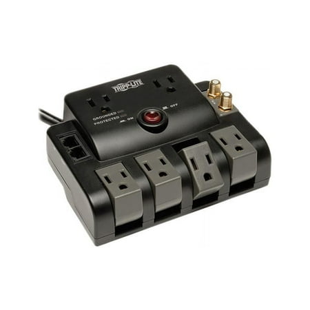 UPC: 0037332178244 | Tripp Lite TLP606RNET Surge Suppressor