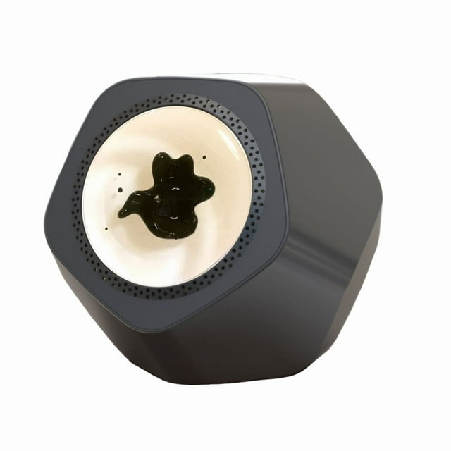 Ferrofluid Speaker, Ferrofluid Sound Visualizer, Bluetooth Dynamic Speaker with Rhythmic LED and Dancing Liquid Screen, for Games, Desktop Decoration, Gray