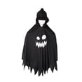 thumbnail image 4 of Boys Glow in the Dark Ghost Cape Ghost Face Costume Halloween Party Clothes Kids Halloween Costumes Girls Size 3-12 Years, 4 of 5