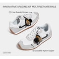 thumbnail image 4 of LUCKY STEP Stylish Retro Casual Comfortable Running Walking Shoes,Grey&Black,Womens, 4 of 11
