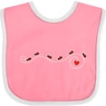 thumbnail image 3 of Inktastic Ladybug Trail Girls Baby Bib, 3 of 4