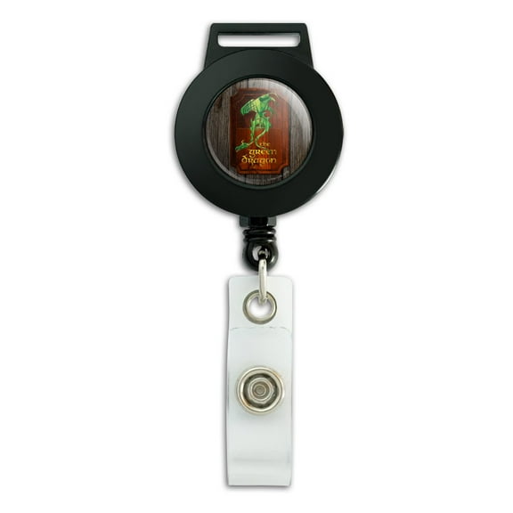 Lord of the Rings The Green Dragon Lanyard Retractable Reel Badge ID Card Holder