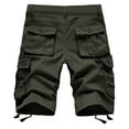 thumbnail image 5 of Ketyyh-chn99 Men's Cargo Pants Summer Drawstring Fashion Fall Men's Summer Fashion And Leisure Pants With Multi-pocket Solid Color Overalls Army Green,XL, 5 of 5