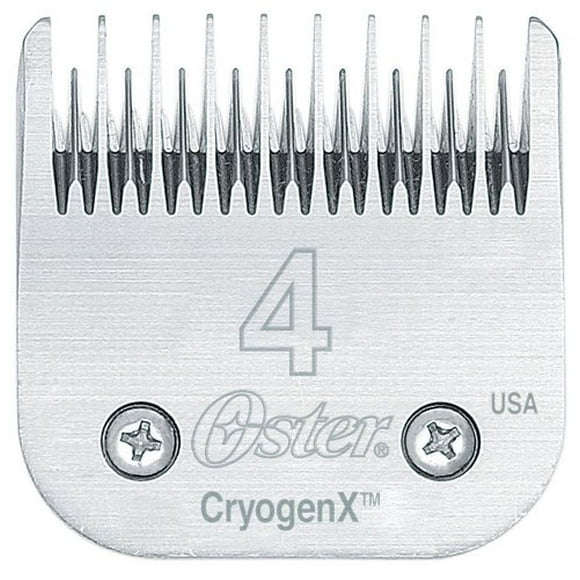 Oster CryogenX Professional Animal Clipper Blade, Size No. 4 Skip Tooth