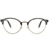 In Style Eyes Rae Clear Reading Glasses (Grey 2.00)