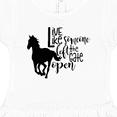 thumbnail image 3 of Inktastic Live Like Someone Left the Gate Open Horse Silhouette Girls Toddler Dress, 3 of 4