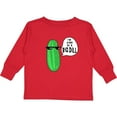 thumbnail image 3 of Inktastic I'm Kind of a Big Dill Pickle with Sunglasses Boys or Girls Long Sleeve Toddler T-Shirt, 3 of 5