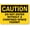 Warning Sign 1, variant on OSHA Caution Sign Gloves Required In This Area (with Graphic) - 8"x12" Metal Sign, Warning for Wall Fence, Hazard Zone, Glove Requirement