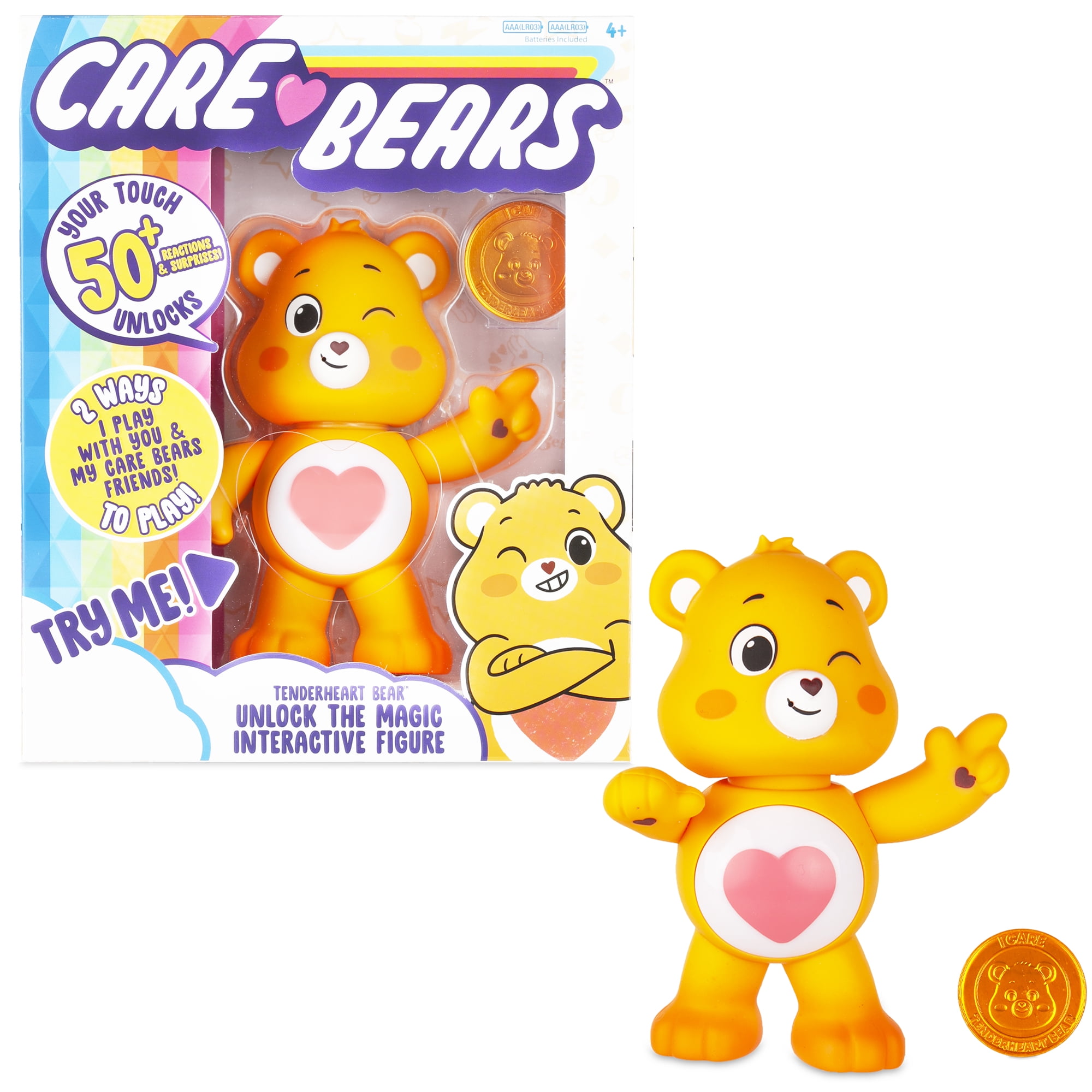 Care Bears 22056 Desbloquea Las Figuras interactivas de Magia Tenderheart Bear-Edades 4+ 3 
