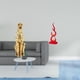 thumbnail image 2 of Escultura De Guepardo Con Llama Dorada, Figura De Resina De Animal, Centro De Mesa Moderno, Adorno Abstracto De Fuego, Decoración Decorativa Para Oficina Y Hogar, Regalo, 2 of 8