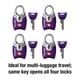 thumbnail image 4 of Candado para equipaje Master Lock 4689Q aprobado por la TSA, paquete de 4, 4 of 7