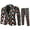 Black, variant on Christmas Suits for Mens, 2PCS Ugly Xmas Santa Claus Snowflake Print Suit Jacket Blazers Party Tuxedo Pants Sets