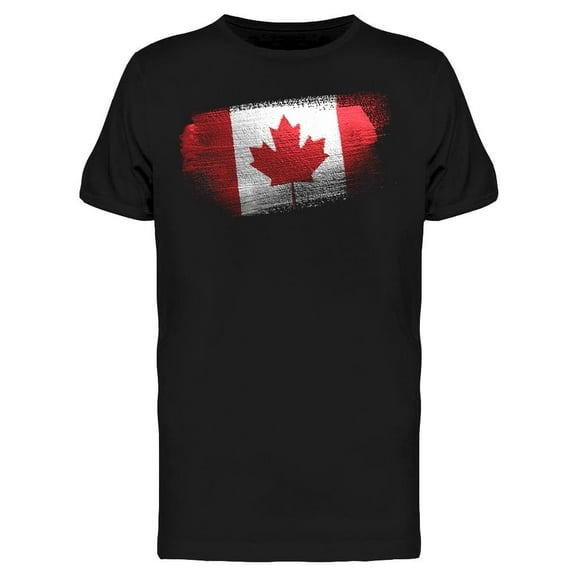 Canadian Flag, Obscure T-Shirt Men -Image by Shutterstock, Male 3X-Large